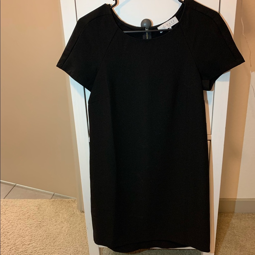 Black shift dress